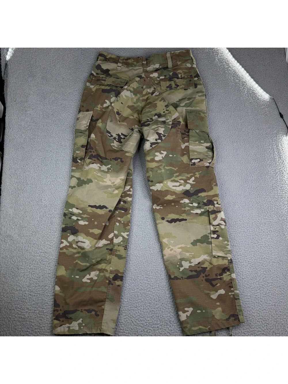 Army Combat Uniform Pants Mens Medium Regular OCP Camo Cargo Ripstop Kandor MFG
